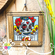 Catrina with Candles - Day of The Dead Wall Art