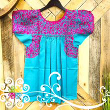Small Solid Colors Blusa San Antonino Fina - Embroider Women Top