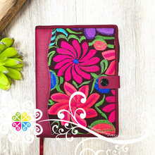 Medium Strip- Floral Notebook Case