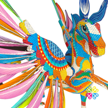 Large Pegasus Alebrije- Handcarve Wood Decoration Figure