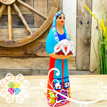 Small Flor Michoacana Doll - Ceramic Statue