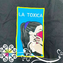 La Toxica Embroider Tee - Loteria Shirt
