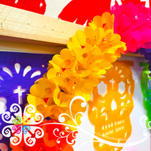 Large Multicolor Fiesta Decor - Worm Flower Banner