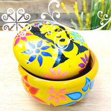 Hand Painted Ceramic Jewelry Box