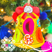 Single Bell Clay Ornament