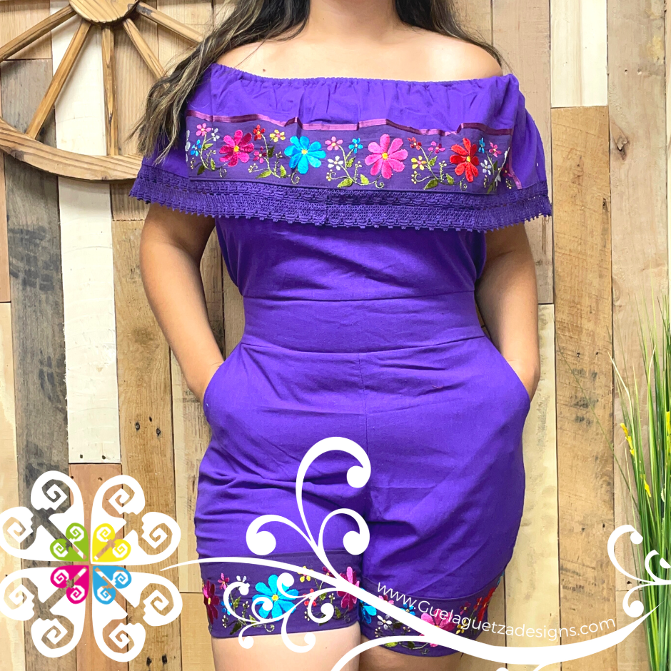 Purple campesino dress clearance