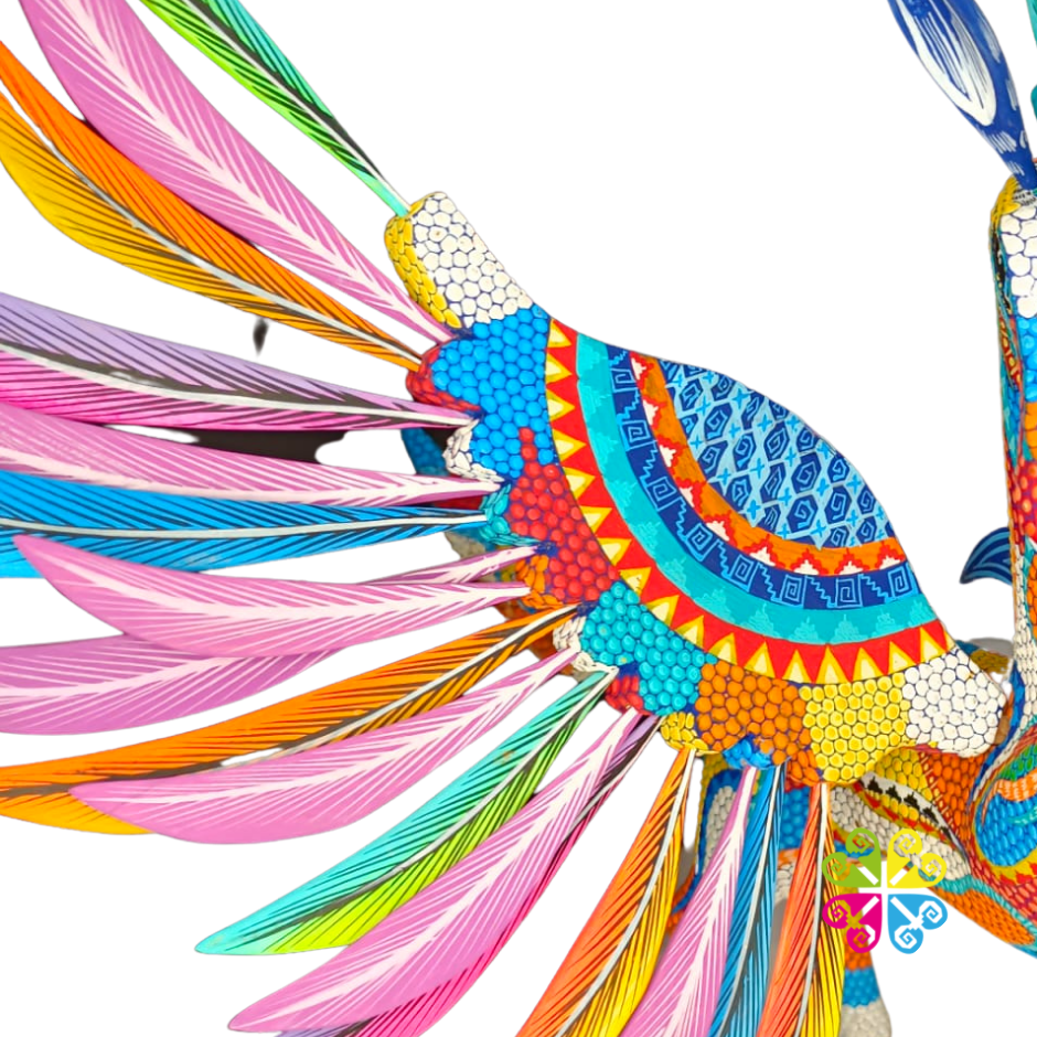 Large Pegasus Alebrije- Handcarve Wood Decoration Figure