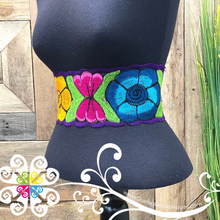 Multicolor Chiapas Embroider Belt - Women Belt