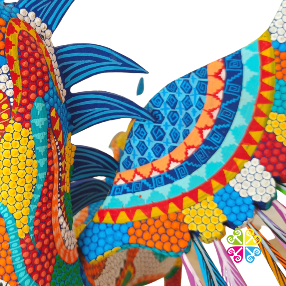 Large Pegasus Alebrije- Handcarve Wood Decoration Figure