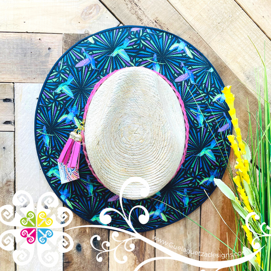 Neon Hummingbirds - Summer Palm Hat