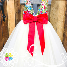 Flower Girl Handmade Embroider Dress - CUSTOM ORDER