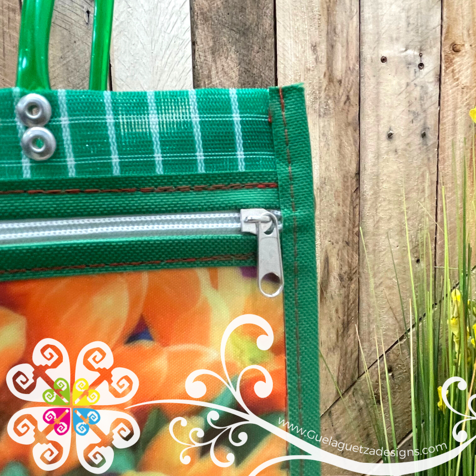 Green Squares Medium LoteriaMX - Shopping Morral