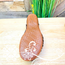 Natural Tassels Flat Shoes - Huarache Piel
