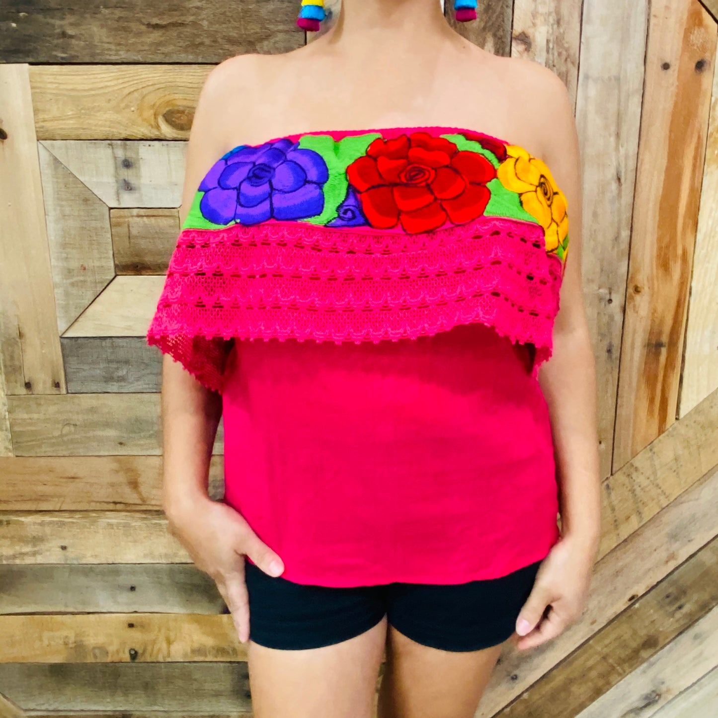 Chiapas Campesina Embroider Women Top