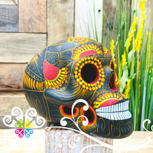Medium Solid Colors Hand Painted Sugar Skull  - Calaverita Guerrero