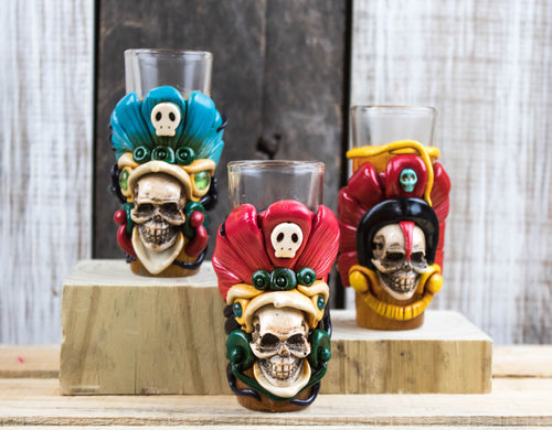 Skull Designs Tequila Shot Glass