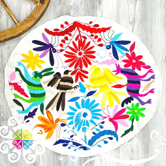 Round Multicolor Center Piece - Camino de Tenango