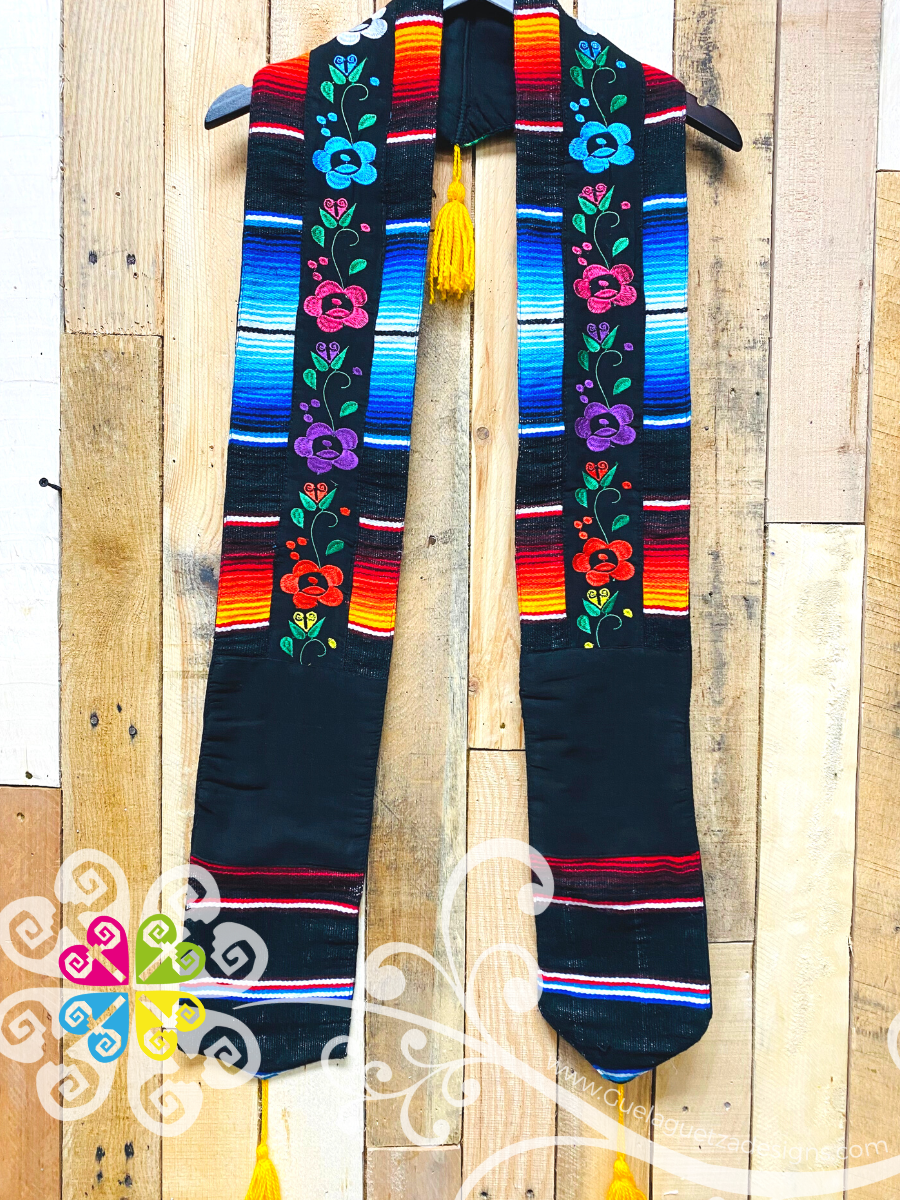 Primavera Graduation Primavera Embroider Graduation Pro Stole – Guelaguetza Designs