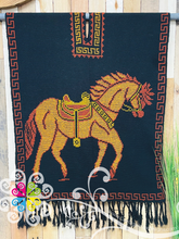 Black Horse Design  - Men Poncho