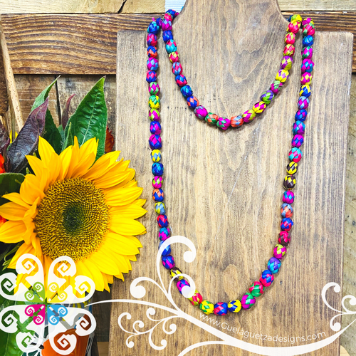 Happy Multicolor Pearls - Palm Artisan Necklace