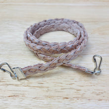 Facemask String Holders - Braided Suede