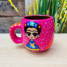 Frida Doll Hand Painted Mug - Round Shape