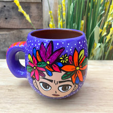 Frida Face Hand Painted Mug - Round Shape