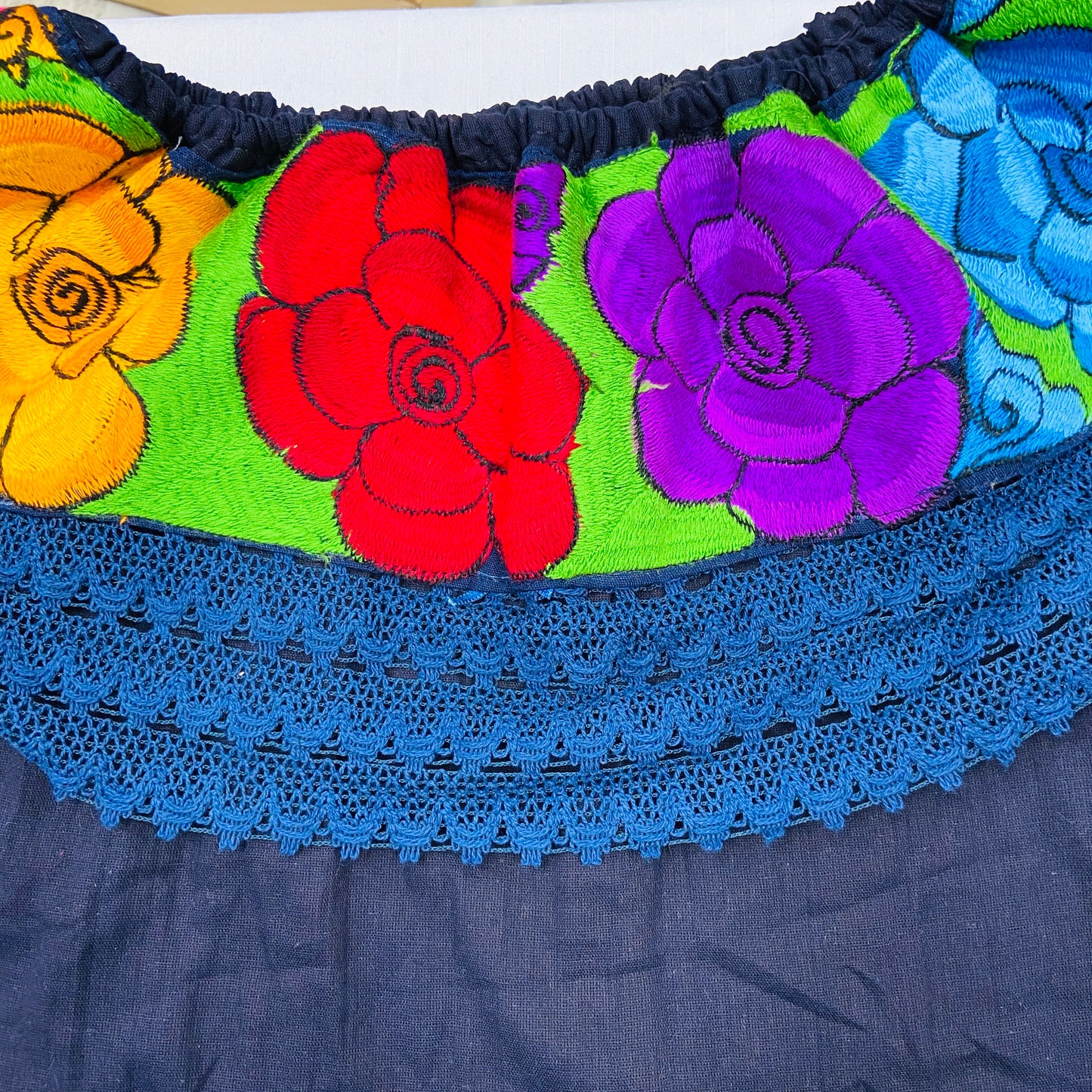 Chiapas Campesina Embroider Women Top